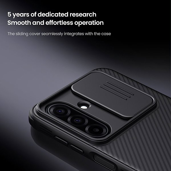 Handyhülle Nillkin CamShield PRO Back Cover für Samsung Galaxy A17 5G Black ...