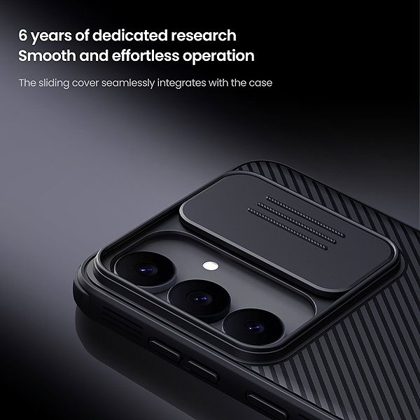 Handyhülle Nillkin CamShield PRO Back Cover für Samsung Galaxy S25 FE Schwarz ...