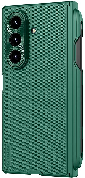 Handyhülle Nillkin Super Frosted FOLD Magnetic Pen Slot Back Cover für Samsung Galaxy Z Fold 7 Dark Green ...