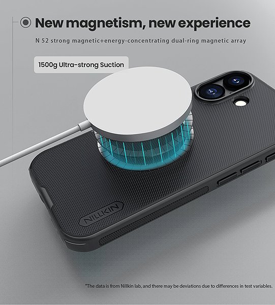 Handyhülle Nillkin Super Frosted PRO Magnetic Back Cover für Apple iPhone 17 Black ...