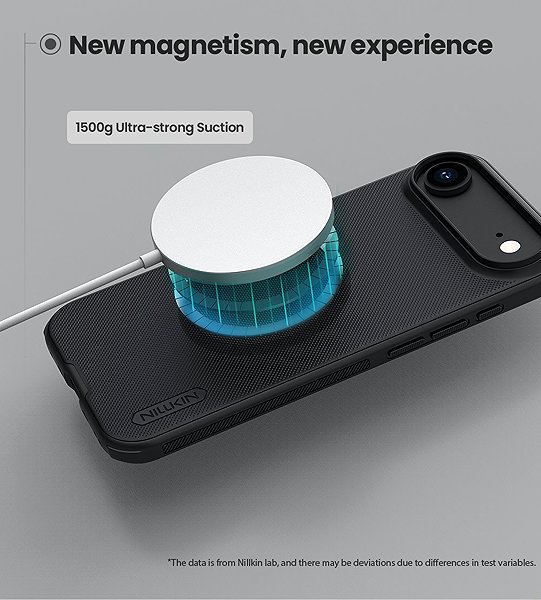 Handyhülle Nillkin Super Frosted PRO Magnetic Back Cover für Apple iPhone Air Black ...