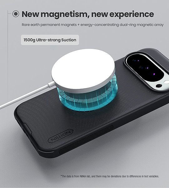 Telefon tok Nillkin Super Frosted PRO Google Pixel 10 / 10 Pro fekete mágneses tok ...