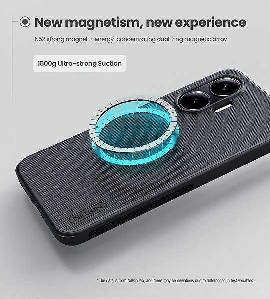 Handyhülle Nillkin Super Frosted PRO Magnetic Back Cover für Poco F7 Schwarz ...