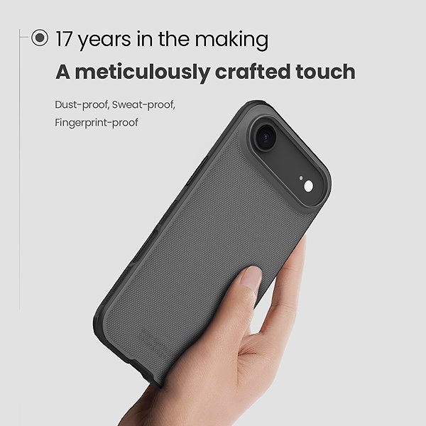 Handyhülle Nillkin Super Frosted PRO Back Cover für Apple iPhone Air Transparent Schwarz ...