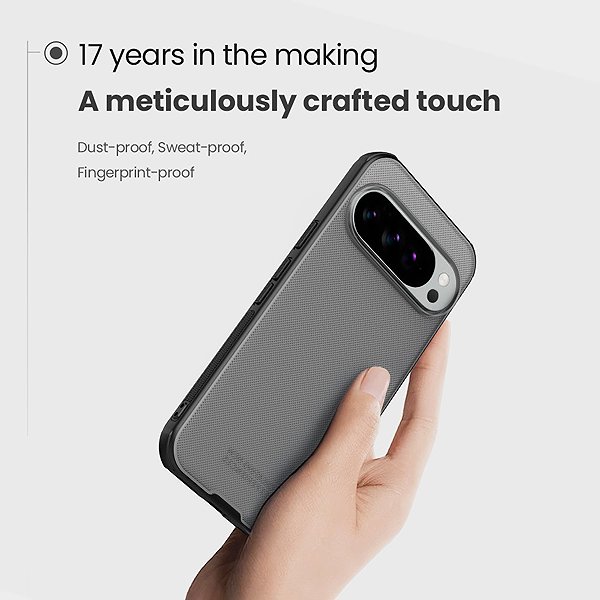 Handyhülle Nillkin Super Frosted PRO Back Cover für Google Pixel 10 Pro XL Transparent Schwarz ...