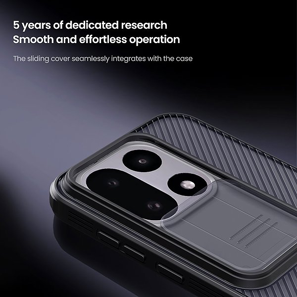Handyhülle Nillkin CamShield PRO Back Cover für OnePlus 15 Transparent Black ...