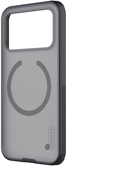 Handyhülle Nillkin Super Frosted PRO Magnetic Back Cover für Poco F8 Ultra Transparent Black ...