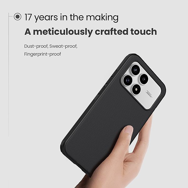 Handyhülle Nillkin Super Frosted PRO Back Cover für Poco F8 Pro Black ...