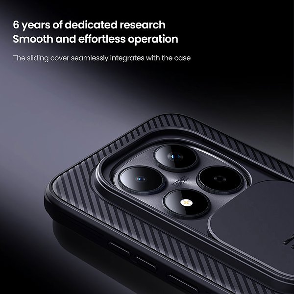 Handyhülle Nillkin CamShield PRO Back Cover für Xiaomi Redmi Note 15 Pro 5G Black ...