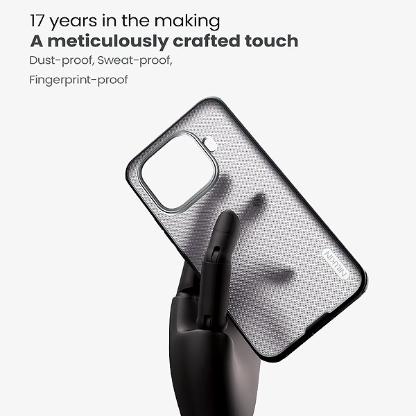 Handyhülle Nillkin Super Frosted PRO Back Cover für Xiaomi 15T Pro Transparent Black ...
