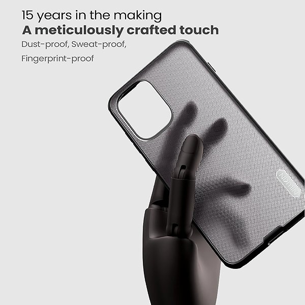 Handyhülle Nillkin Super Frosted PRO Back Cover für OnePlus 15R Transparent Black ...