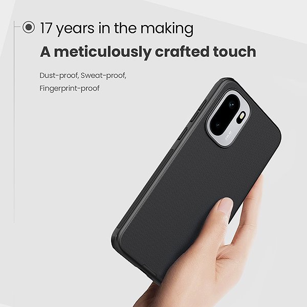 Handyhülle Nillkin Super Frosted PRO Back Cover für OnePlus 15R Black ...