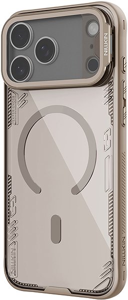 Handyhülle Nillkin Iceblade Prop Magnetic Cover für Apple iPhone 17 Pro Max Dune Brown ...