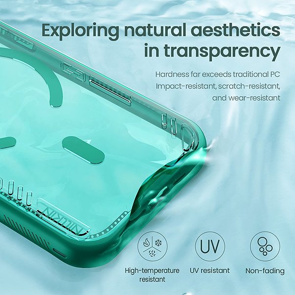 Handyhülle Nillkin Iceblade Prop Magnetic Cover für Apple iPhone 17 Pro Green ...