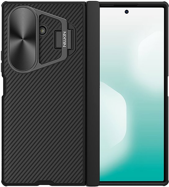 Handyhülle Nillkin CamShield Prop Magnetic Rückschutzhülle für Samsung Galaxy Z Fold 7 Black ...