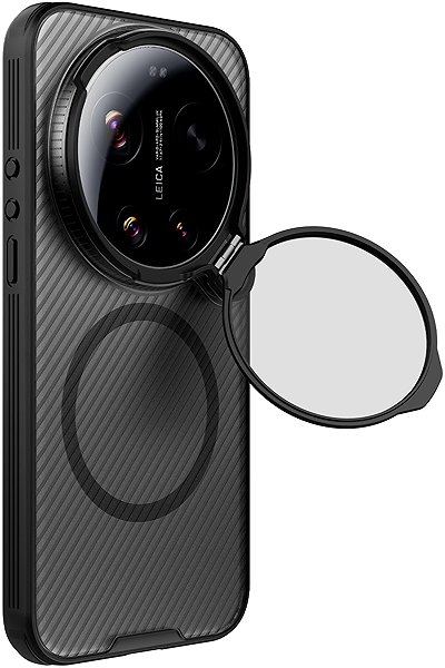 Handyhülle Nillkin CamShield Prop Magnetic (Transparent Lens) Back Cover für Xiaomi 17 Ultra Transparent Black ...