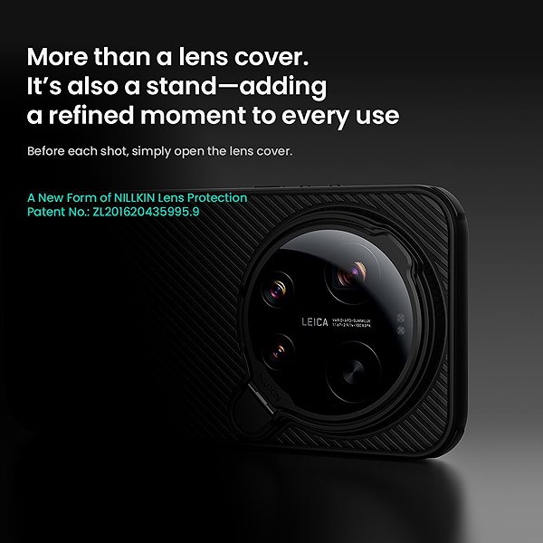 Handyhülle Nillkin CamShield Prop Magnetic (Transparent Lens) Back Cover für Xiaomi 17 Ultra Transparent Black ...