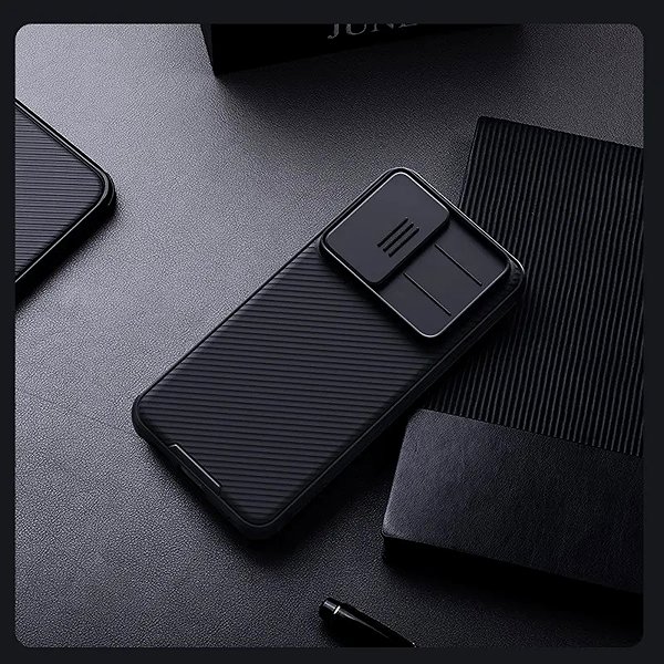 Handyhülle Nillkin CamShield PRO Magnetic Back Cover für Samsung Galaxy A57 Black ...