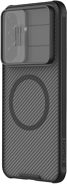 Handyhülle Nillkin CamShield PRO Magnetic Back Cover für Samsung Galaxy A57 Transparent Black ...