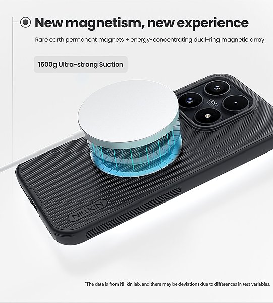 Handyhülle Nillkin Super Frosted PRO Magnetic Back Cover für Xiaomi 17 Schwarz ...