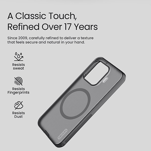 Telefon tok Nillkin Super Frosted PRO Xiaomi 17T Pro fekete mágneses tok ...