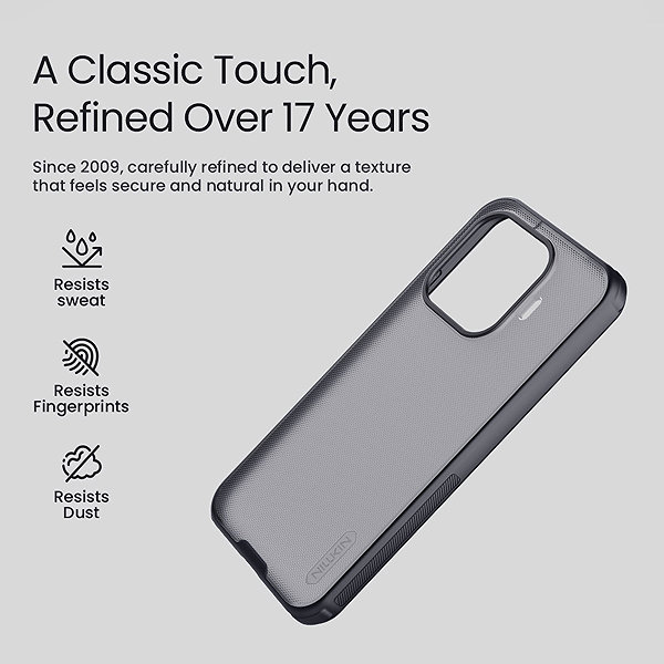 Handyhülle Nillkin Super Frosted PRO für das Xiaomi 17T Transparent Black ...