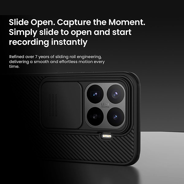 Handyhülle Nillkin CamShield PRO für das Xiaomi 17T Pro Black ...