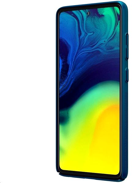 Handyhülle Nillkin Frosted Cover für Samsung Galaxy A52 Peacock Blau ...