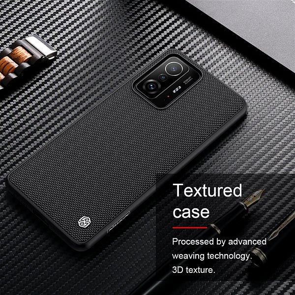 Handyhülle Nillkin Textured Hard Case für Xiaomi 11T / 11T Pro Schwarz ...