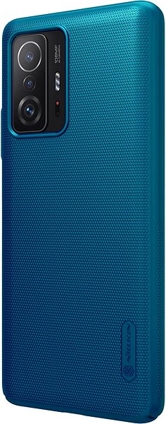 Handyhülle Nillkin Super Frosted Back Cover für Xiaomi 11T / 11T Pro Peacock Blue ...