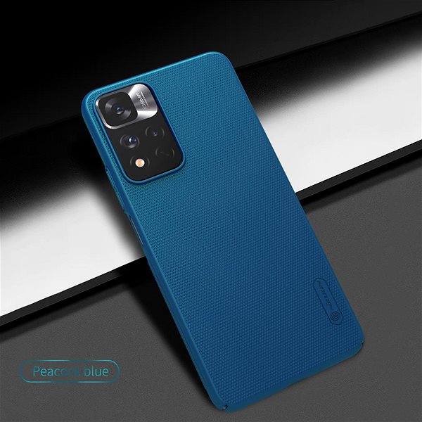 Handyhülle Nillkin Super Frosted Back Cover für Xiaomi Redmi Note 11 Pro/11 Pro+ 5G Peacock Blue ...