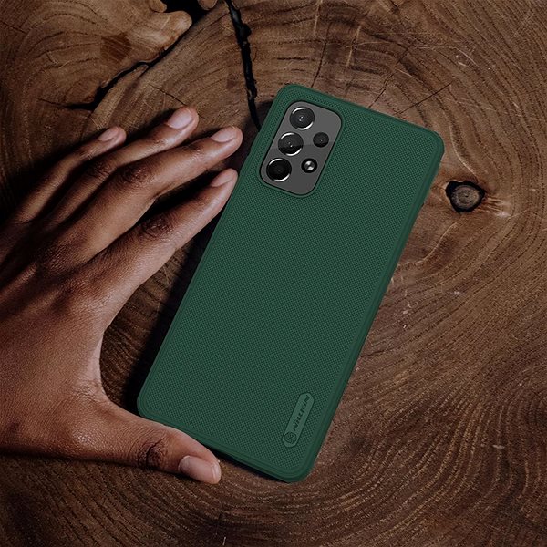 Telefon tok Nillkin Super Frosted PRO Hátlap tok a Samsung Galaxy A73 5G készülékhez Green ...