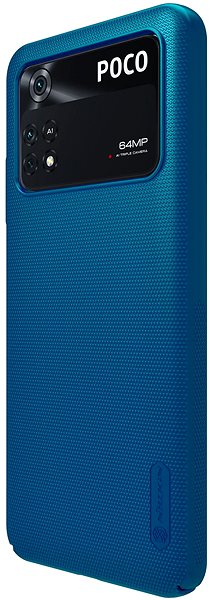 Handyhülle Nillkin Super Frosted Back Cover für Poco M4 Pro 4G Peacock Blue ...