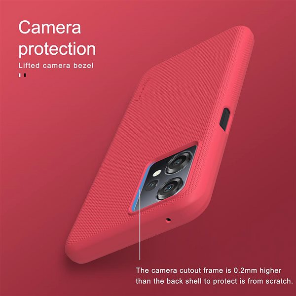 Kryt na mobil Nillkin Super Frosted Zadný Kryt pre OnePlus Nord CE 2 Lite 5G Red ...