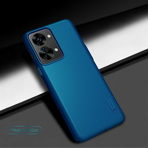 Handyhülle Nillkin Super Frosted Back Cover für OnePlus Nord 2T 5G Peacock Blue ...
