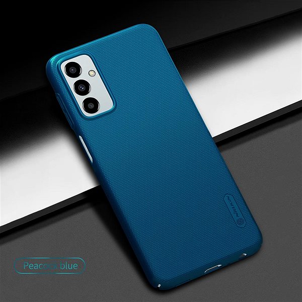 Handyhülle Nillkin Super Frosted Back Cover für Samsung Galaxy M23 5G Peacock Blue ...