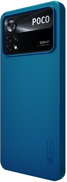 Handyhülle Nillkin Super Frosted Back Cover für Poco X4 Pro 5G Peacock Blue ...