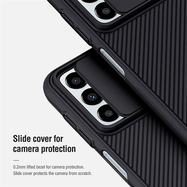 Handyhülle Nillkin CamShield Back Cover für Samsung Galaxy M23 5G Black ...