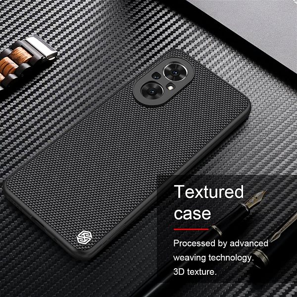Telefon tok Nillkin Textured Hard Case Huawei Nova 9 SE fekete tok ...