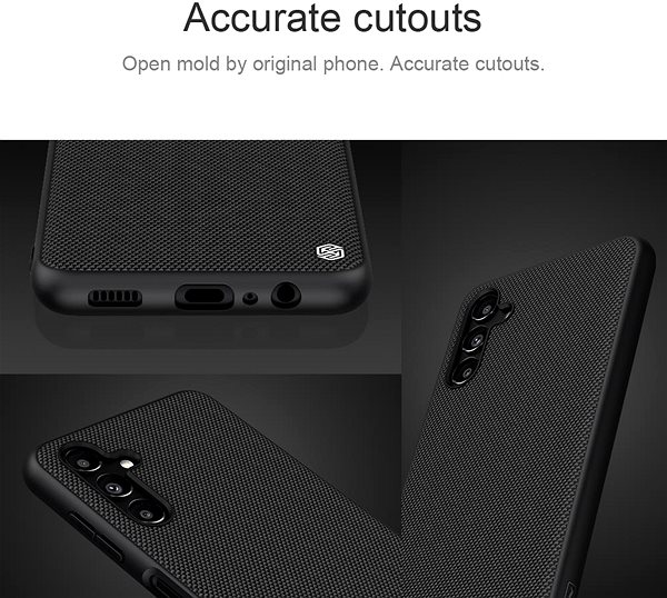 Telefon tok Nillkin Textured Hard Case Samsung Galaxy A13 5G fekete tok ...