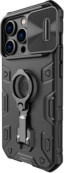 Telefon tok Nillkin CamShield Armor PRO Magnetic Apple iPhone 14 Pro hátlap tok, fekete ...