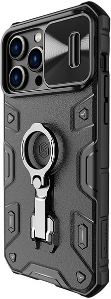 Telefon tok Nillkin CamShield Armor PRO Magnetic Apple iPhone 14 Pro Max hátlap tok, fekete ...