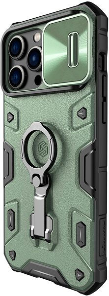 Handyhülle Nillkin CamShield Armor PRO Back Cover für Apple iPhone 14 Pro Max Dark Green ...