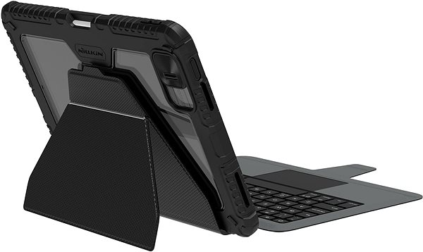Hülle für Tablet mit Tastatur Nillkin Bumper Link Keyboard Case für Apple iPad 10.9 2022 Black ...