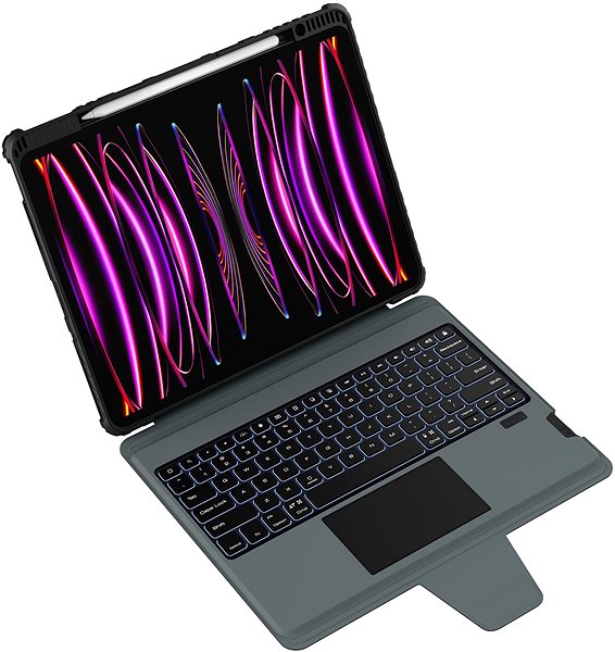Tablet tok billentyűzettel Nillkin Bumper Link Keyboard Case Apple iPad Pro 12.9 2020/2021/2022/ Air 13 2024 Black ...