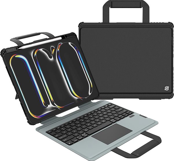 Puzdro na tablet s klávesnicou Nillkin Bumper GO Keyboard Case pre Apple iPad Pro 13 2024 Black ...