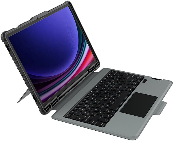 Hülle für Tablet mit Tastatur Nillkin Bumper Combo Keyboard Case für Samsung Tab S9+ Black ...