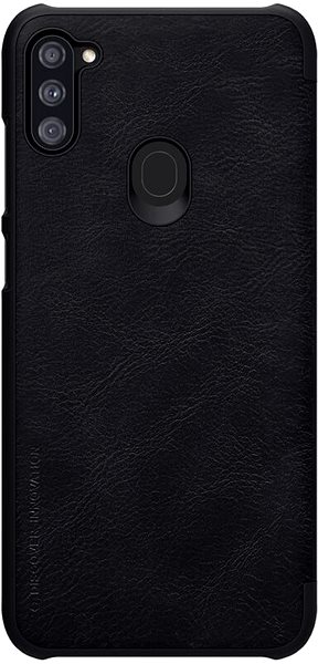 Mobiltelefon tok Nillkin Qin Samsung Galaxy A11 fekete bőr tok ...
