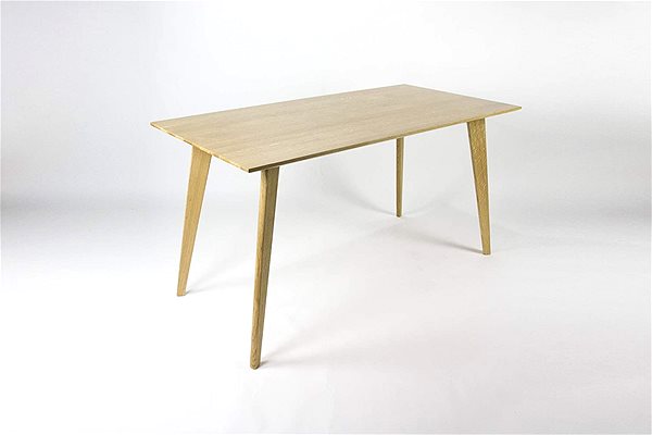 Písací stôl SYBERDESK 132 × 65 cm, Artisan Solid Oak Wood Desk – 2. časť ...