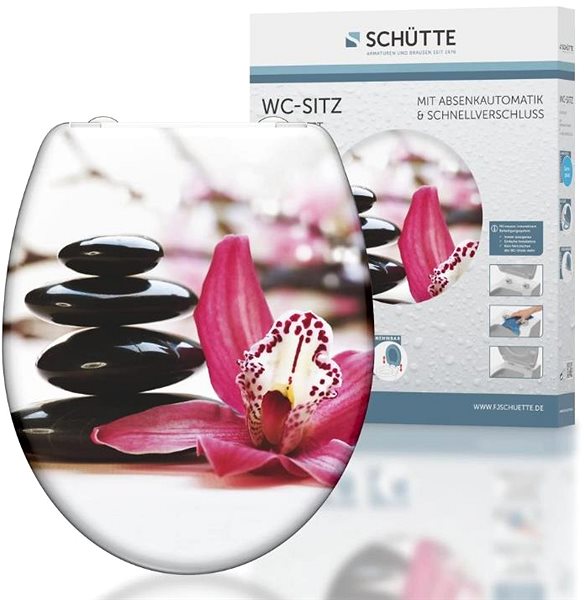 WC doska SCHÜTTE WELLYNESS Duroplast, Soft Close ...